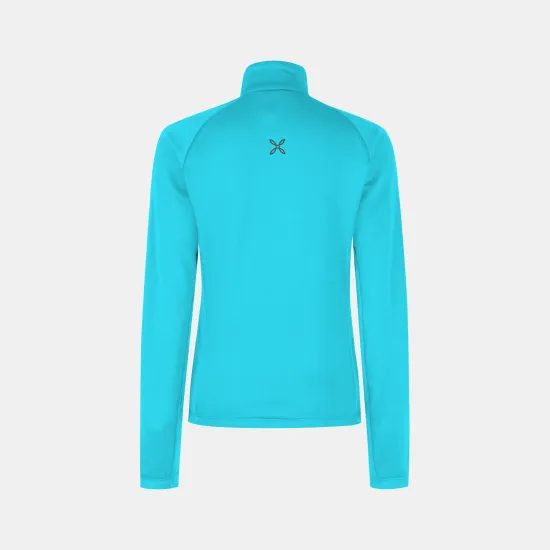 Dámská fleecová mikina Montura Fadis Grid Maglia turquoise