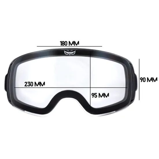 Lyžařské brýle Gnarly Owl Gnarnia Red x Black