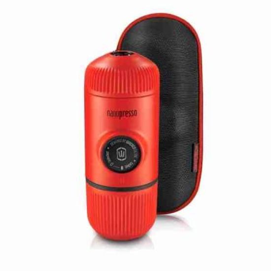 Nanopresso vč. pouzdra - lávově červená