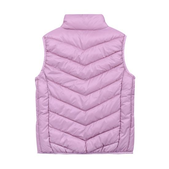 Dětská vesta Color Kids Quilted, packable, lavender mist
