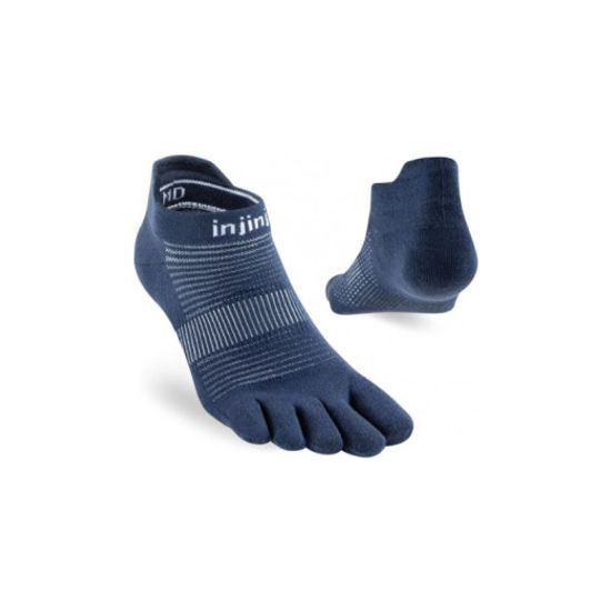 Prstové ponožky Injinji Run NoShow LW Coolmax navy