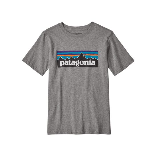 Chlapecké triko Patagonia KR Boys P-6 lOGO Organic T-shirt GHWH