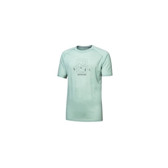 Pánské triko Sensor KR Merino Air Say Yes basil green