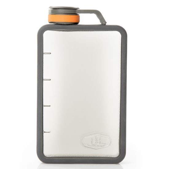 Láhev GSI placatka / likérka Boulder Flask 295ml orange