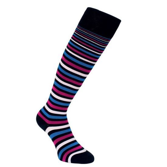 Dámské podkolenky RS Pruhované bílá