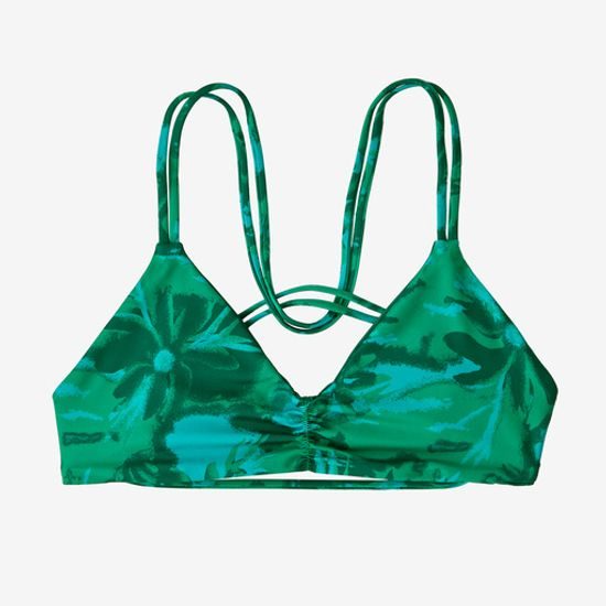 Dámské dvoudílné plavky - horní díl díl Patagonia Reversible Seaglass Bay Top CWGN