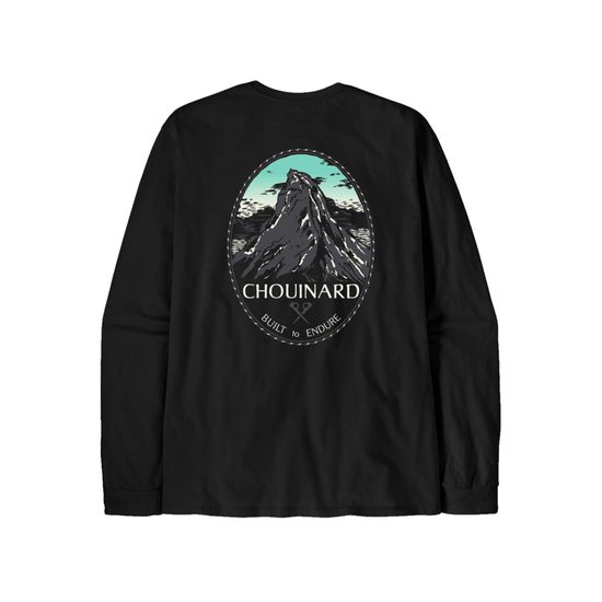 Triko Patagonia DR Chouinard Crest Responsibili-Tee BLK