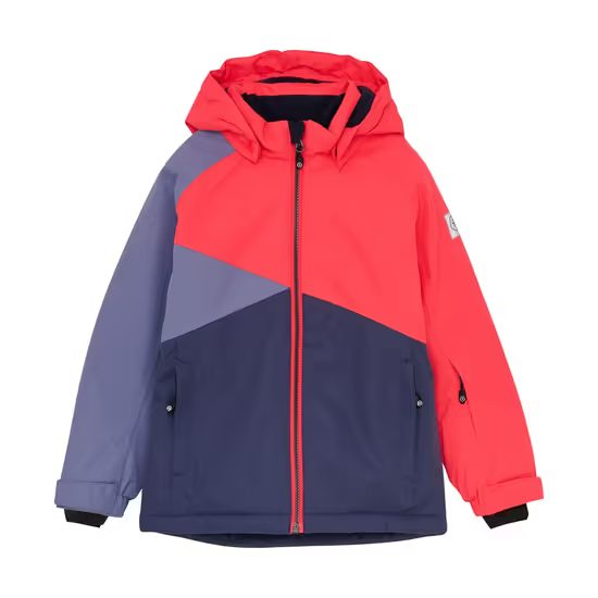 Dětská bunda Color Kids Ski Jacket Colorblock diva pink