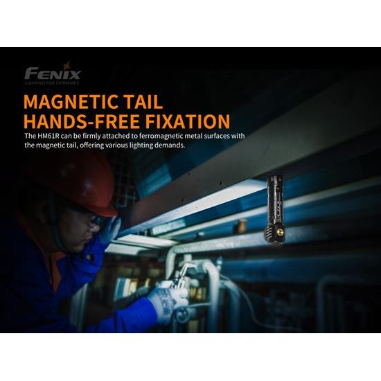 Nabíjecí čelovka Fenix HM61R Amber