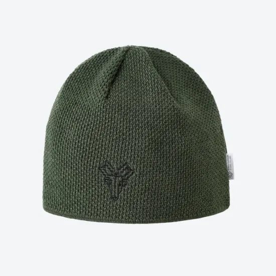 Čepice Kama Merino pletená LW06 tmavě zelená