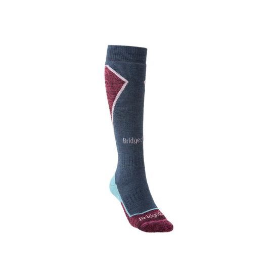Dámské podkolenky Bridgedale Ski Midweight+ dark blue-light blue