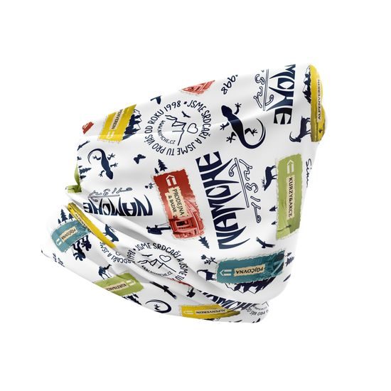 Šátek Namche Outdoor multifunkční bílý