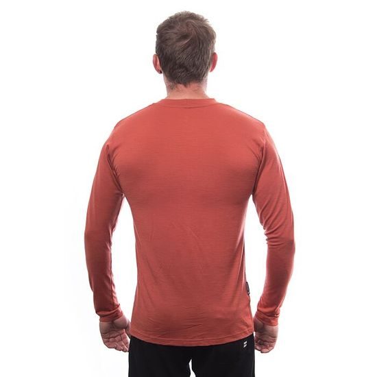 Pánské triko Sensor DR Merino Active SNSR terracotta