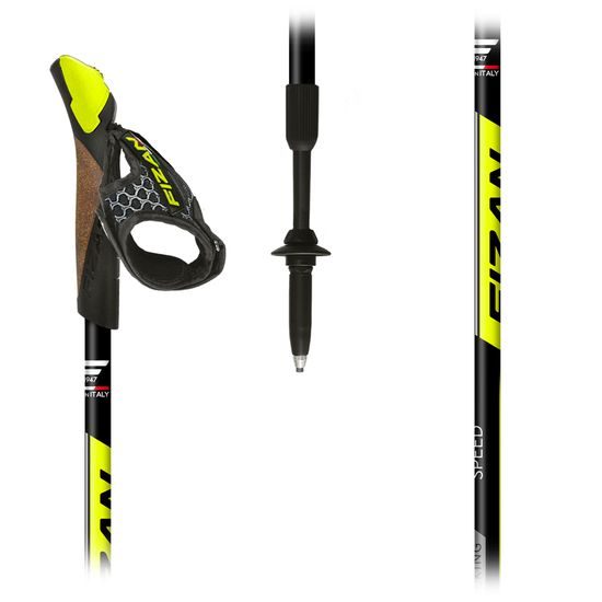 Skládací hole Fizan NordicWalking Speed II yellow
