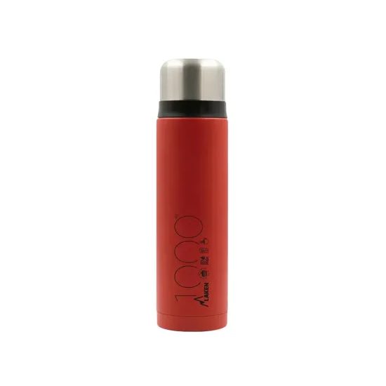 Termoska Laken ocel 1000 ml červená