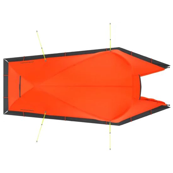 Stan Hannah Hawk 2 Snow mandarin red II