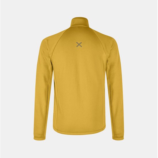 Pánská fleecová mikina Montura Fadis Grid Maglia mustard