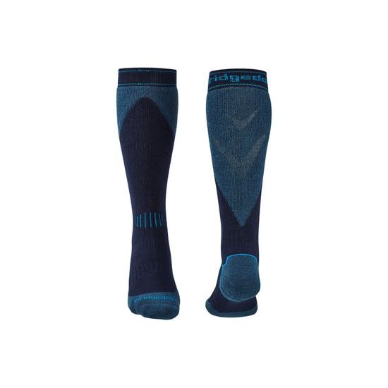 Podkolenky Bridgedale Ski Midweight+ navy/steel 039