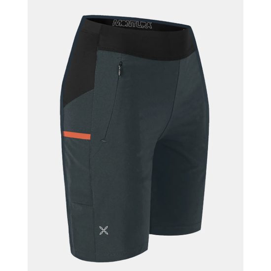 Dámské kraťasy Montura Stretch Shape Bermuda anthracit-melon