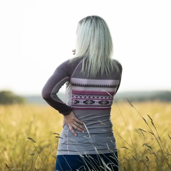 Dámské triko Bosa DR Merino Aztec