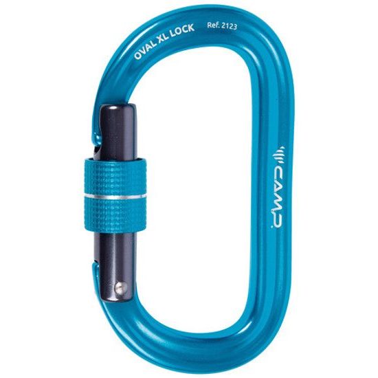 Karabina Camp Oval XL Lock blue