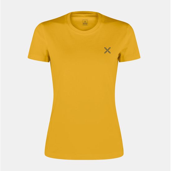 Dámské triko Montura KR Basic Logo T-shirt mustard