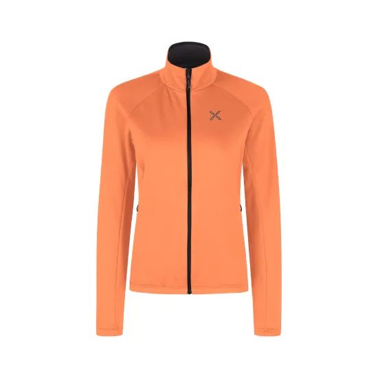 Dámská fleecová mikina Montura Fadis Grid Maglia melon