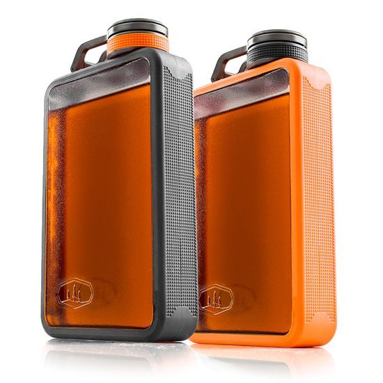 Láhev GSI placatka / likérka Boulder Flask 295ml orange