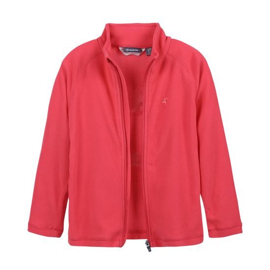 Dětská mikina Color Kids Fleece Jacket Full Zip - Rec, teaberry