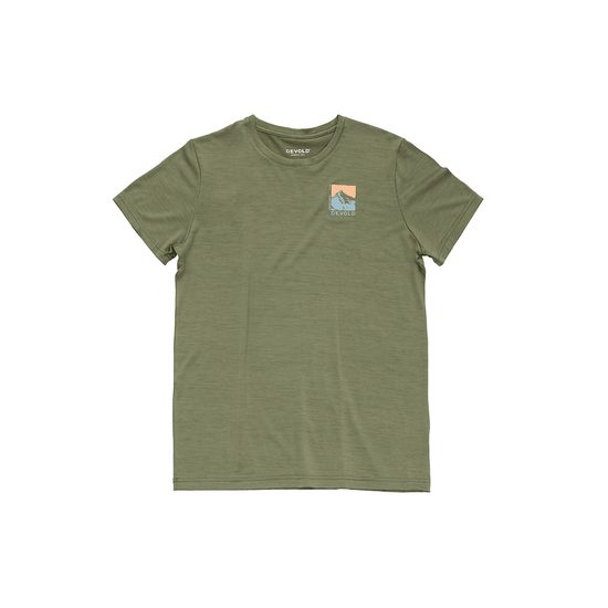 Pánské triko Devold KR Classic Summit tee lichen