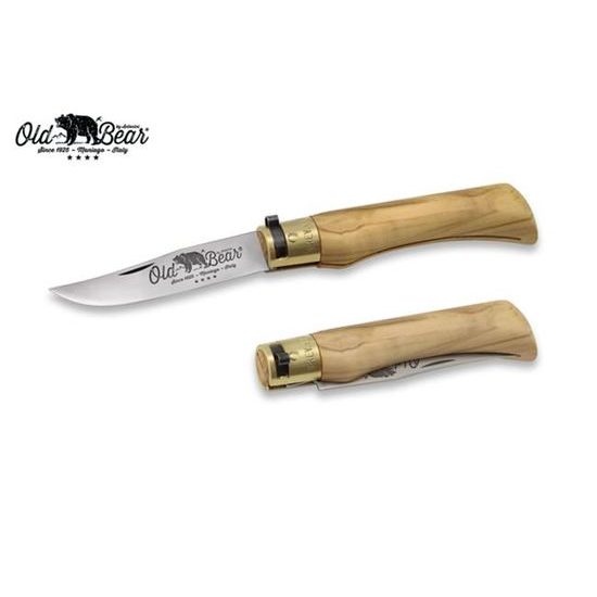 Kapesní nůž Antonini OldBear 9307/21_LU, inox, olive wood, L
