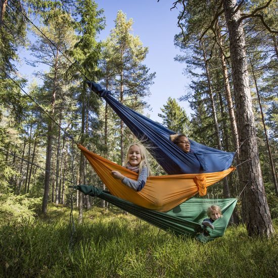 Hamaka Ticket to the Moon Lightest Hammock Navy Blue