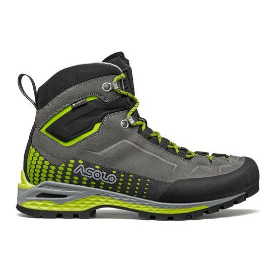 Boty Asolo Freney EVO Mid Lth GV graphite/green lime