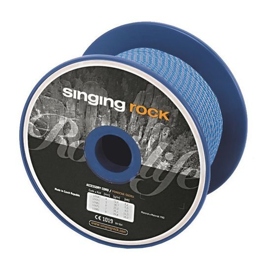 Smyce Singing Rock 4mm (repšňůra) - metráž, cena za 1m (modrá)
