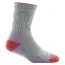 Dámské ponožky DarnTough Micro Crew Midweight With Cushion Hiker Coolmax® light gray