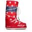 Boty Moon Boot Icon Retrobiker, 003 white stars