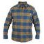 Pánská košile Warmpeace Dallas shadow blue/olive