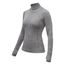 Dámské triko Sensor DR Merino Bold Roll Neck cool gray