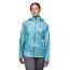 Dámská bunda Black Diamond Treeline Rain Shell costal blue
