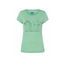 Dámské triko super.natural KR Lotus Tee misty green melange/frosty spruce