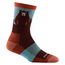 Dámské ponožky DarnTough Micro Crew Lightweight With Cushion Bear Town burgundy
