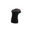 Dámské triko Sensor KR Merino Impress černá/floral