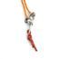 Přívěsek Sampaoli Carabiner & Grigri BR-SI yellow, red knot