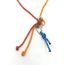 Přívěsek Sampaoli Set Double Rope BR-RH-GO-RU yellow&red