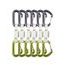 Set expresek Ocún Hawk QD Wire BIO-DYN-RING 15mm 10cm 6-pack green