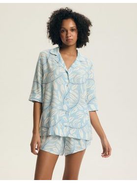 Pyžamo dámské 44482 Estes kr.r. S-3XL propínací - Henderson Ladies