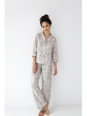 Pyžamo dámské Emory 3/4 r. XS-2XL propínací - Sensis