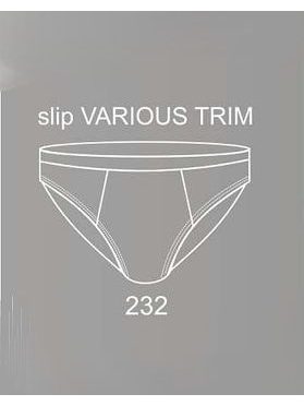 Slipy Various Trim 232/125 M-2XL - Cornette