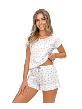 Pyžamo dámské Love Short kr.r. S-2XL -Donna