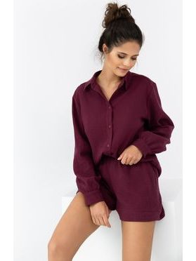 Pyžamo dámské Ivory dl.r. Muślin S-XL propínací - Sensis